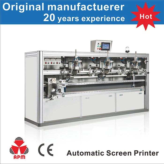 Täielikult automaatne printer tsilindriliste pudelite jaoks